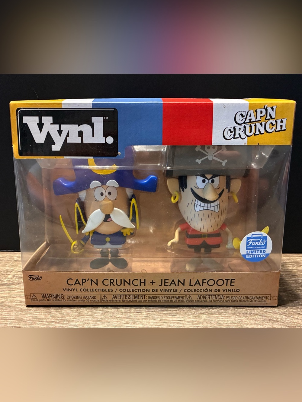 Funko Vynl.: Ad Icons - Cap'n Crunch and Jean LaFoote 2 Pack Limited Edition